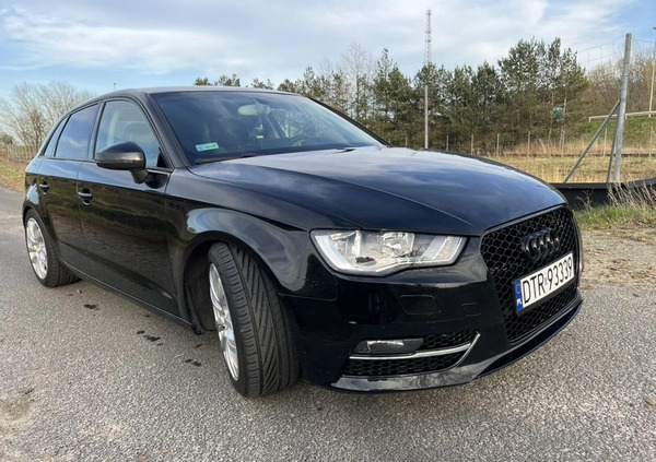 Audi A3 cena 47900 przebieg: 240000, rok produkcji 2013 z Trzebnica małe 466